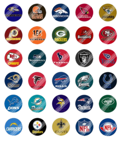 NFL Logos for Gamenight